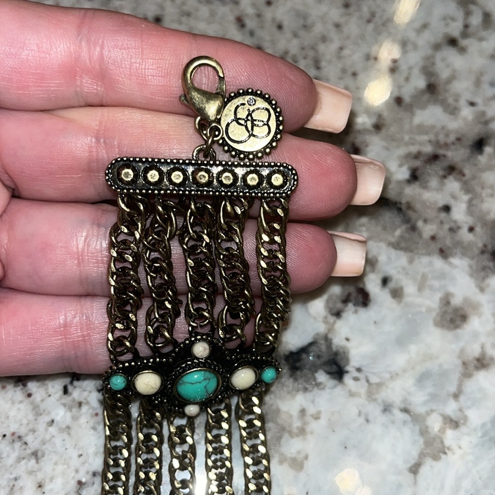 Jessica Simpson Turquoise and Bronze Bracelet NEW!